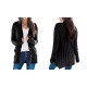 Women's Knitted Loose Cardigan Sweater with Pocket